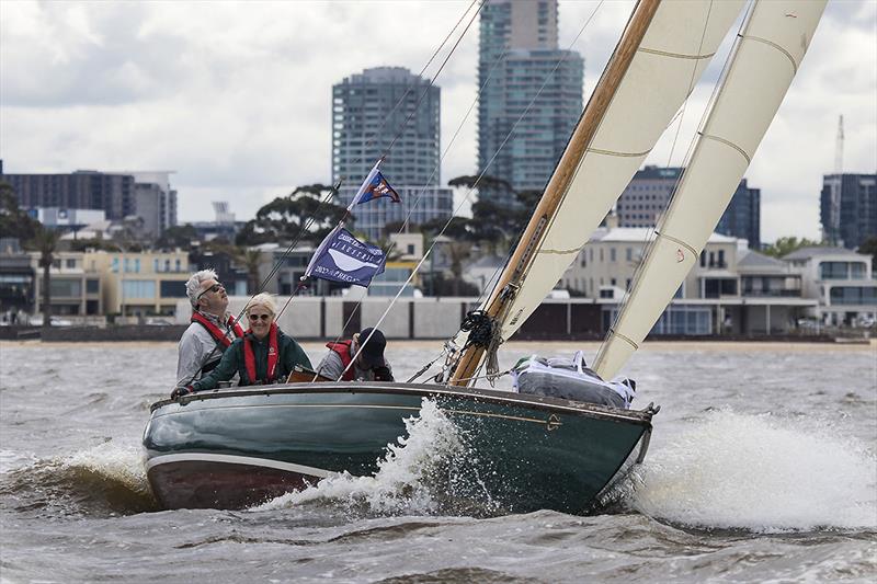 Zephyr Skipped by Peter Bannerman enjoyed their day on the water with smiles all round. They had a consistent day of racing with two seconds in Div 2 - photo © A. J. McKinnon