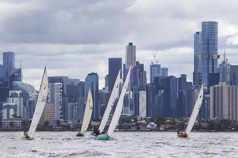 Division 2 enjoyed close racing today with all competitors finishing within 55 seconds on corrected time in race one and 20 seconds in race two photo copyright A. J. McKinnon taken at Royal Yacht Club of Victoria and featuring the Classic Yachts class