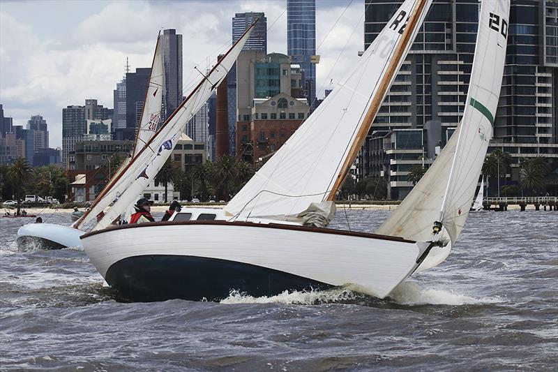 Jedda skippered by David Baskett second in race one and a third in race two - photo © A. J. McKinnon