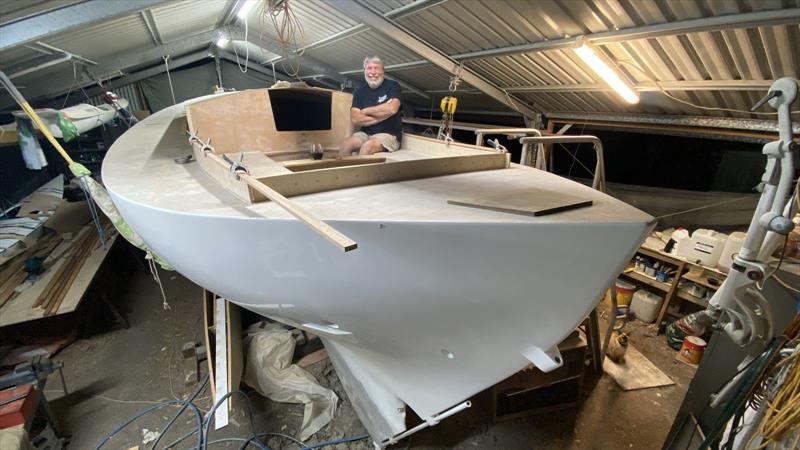 The various stages of construction of Pingu - the Suhali replica photo copyright Mike Smith taken at  and featuring the Classic Yachts class