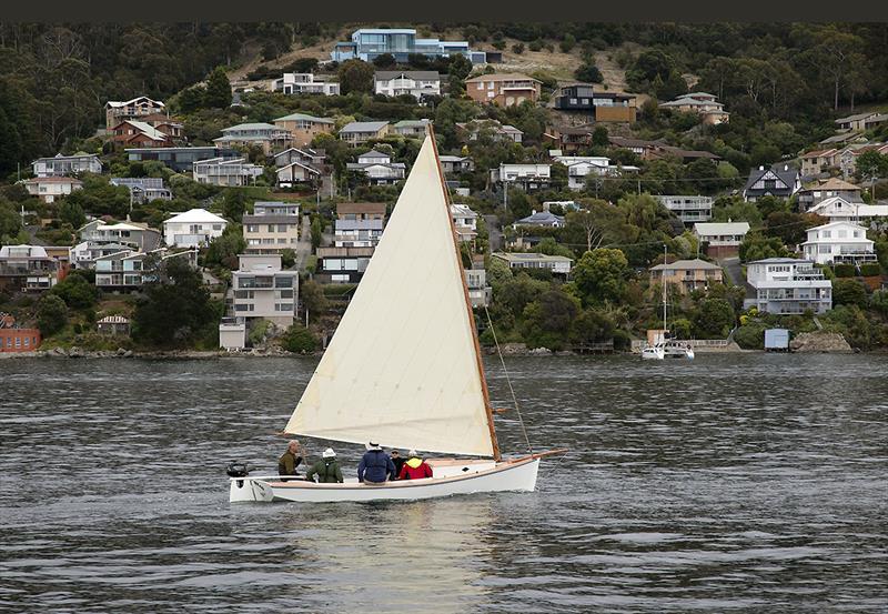 2023 Australian Wooden Boat Festival in Hobart - all manner of craft on display and being used - photo © John Curnow