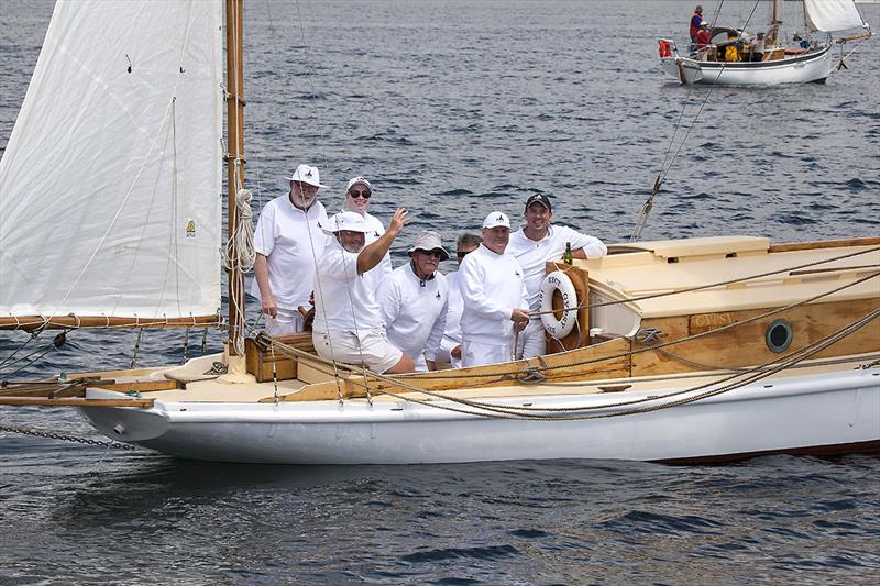 2023 Australian Wooden Boat Festival in Hobart - always going to get a mention in Dress Whites photo copyright John Curnow taken at  and featuring the Classic Yachts class