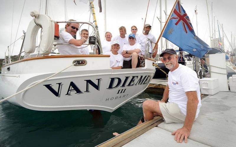Van Diemen, based in Hobart (Tasmania, Australia) and California (USA), at its first regatta, the Hamilton Island Race Week in 2008, with skipper Robbie Vaughan and crew, including Dave Blair who built the boat photo copyright SW taken at  and featuring the Classic Yachts class