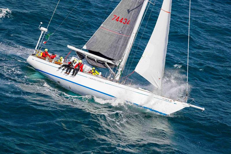 &S 49 Hiro Maru campaigned by Hiroshi Nakajima photo copyright Rolex / Carlo Borlenghi taken at Royal Ocean Racing Club and featuring the Classic Yachts class