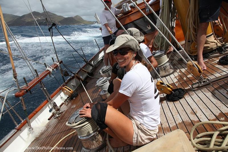 Antigua Classic Yacht Regatta photo copyright Den Phillips Photos taken at Antigua Yacht Club and featuring the Classic Yachts class