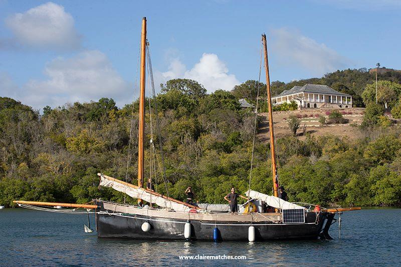 40ft steel Cornish lugger Eleanor B won a Special Prize for epitomising the Spirit of the Regatta photo copyright Claire Matches / www.clairematches.com taken at Antigua Yacht Club and featuring the Classic Yachts class