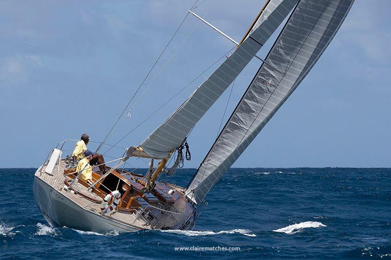 Freya of Midgard won the Spirit of Tradition class photo copyright Claire Matches / www.clairematches.com taken at Antigua Yacht Club and featuring the Classic Yachts class