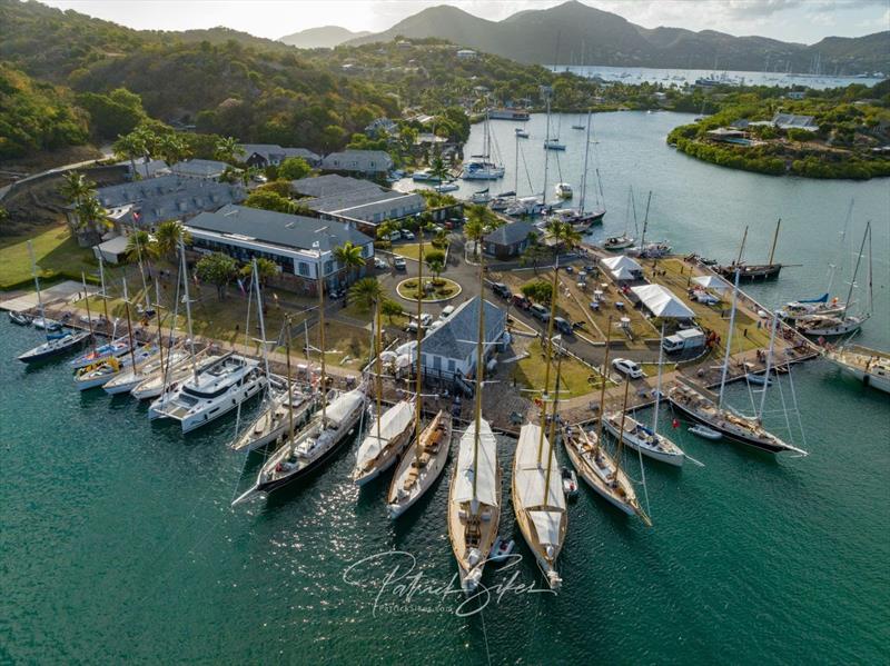 Nelson's Dockyard, a beautiful place with so many beautiful boats - 2023 Antigua Classic Yacht Regatta photo copyright Patrick Sikes taken at Antigua Yacht Club and featuring the Classic Yachts class