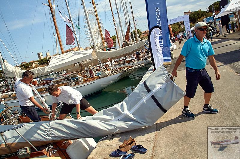 Les Voiles d'Antibes - Day 0 photo copyright Alexander Panzeri taken at Société des Régates d'Antibes and featuring the Classic Yachts class