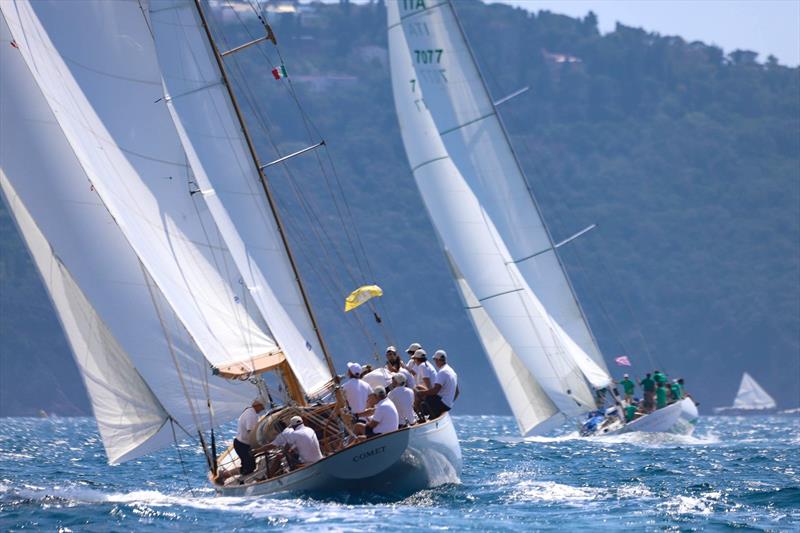 2023 Argentario Sailing Week - Day 1 photo copyright Tessa Wiechmann taken at Yacht Club Santo Stefano and featuring the Classic Yachts class