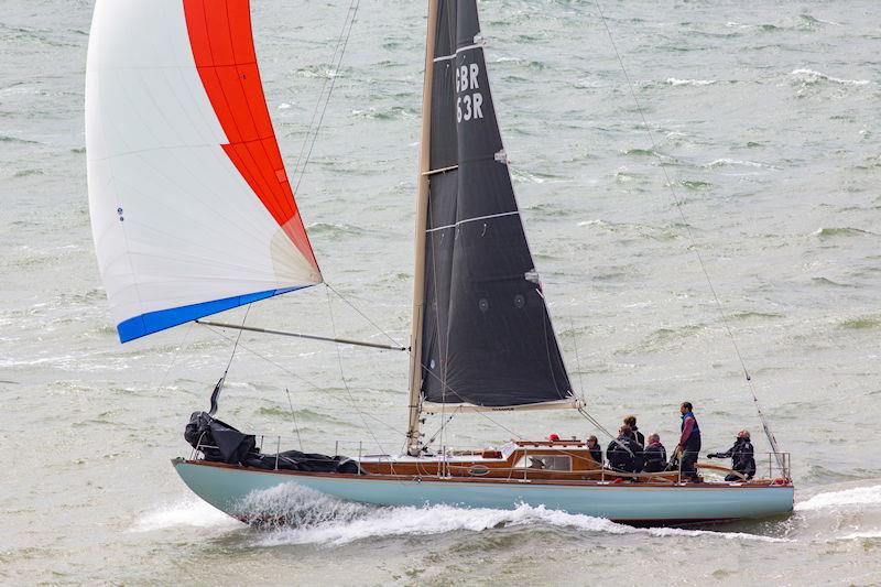 2023 Round the Island Race photo copyright Martin Augustus / www.sailingimages.co.uk taken at Island Sailing Club, Cowes and featuring the Classic Yachts class