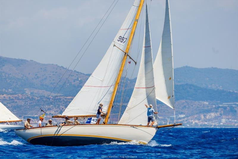 Puig Vela Clàssica Day 2 photo copyright Nico Martinez / Puig Vela Clàssica taken at Real Club Nautico de Barcelona and featuring the Classic Yachts class