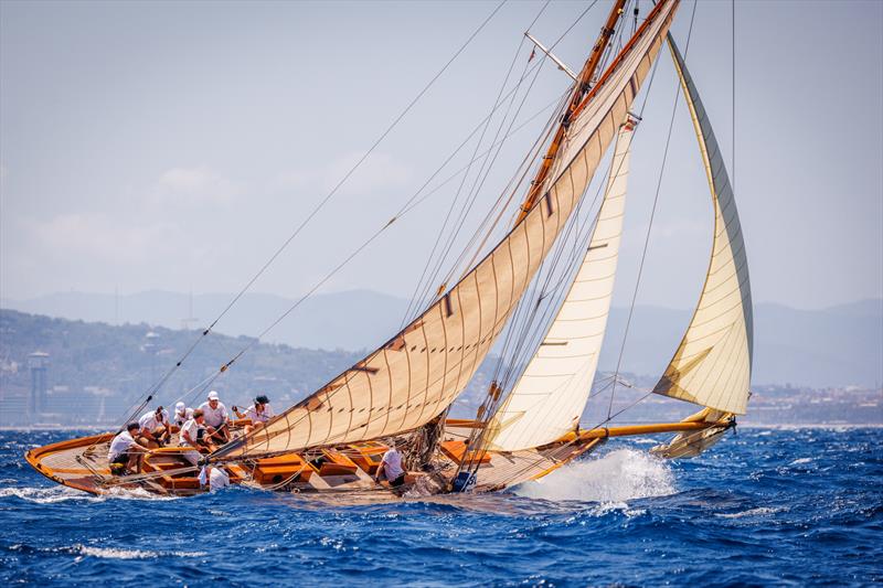 Puig Vela Clàssica Day 3 photo copyright Nico Martinez / Puig Vela Clàssica taken at Real Club Nautico de Barcelona and featuring the Classic Yachts class