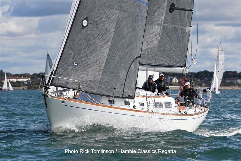 2023 Hamble Classics Regatta photo copyright Rick Tomlinson / Hamble Classics Regatta taken at Hamble River Sailing Club and featuring the Classic Yachts class