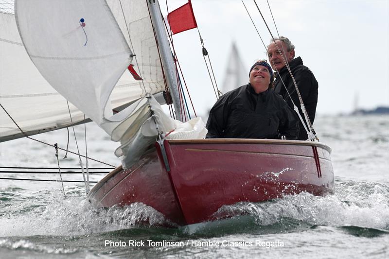 2023 Hamble Classics Regatta photo copyright Rick Tomlinson / Hamble Classics Regatta taken at Hamble River Sailing Club and featuring the Classic Yachts class