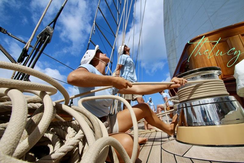 Antigua Classic Yacht Regatta photo copyright The Lucy taken at Antigua Yacht Club and featuring the Classic Yachts class