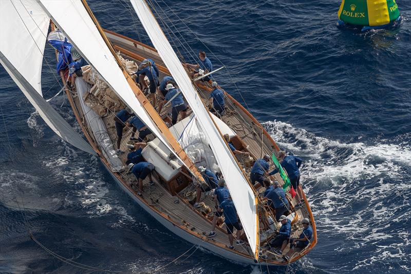 Les Voiles de Saint-Tropez photo copyright Gilles Martin-Raget / www.martin-raget.com taken at Société Nautique de Saint-Tropez and featuring the Classic Yachts class