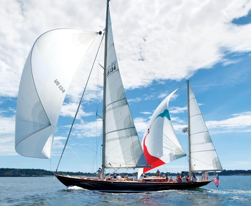 S&S 74' yawl Bolaro (1949) returns to compete this year after many years absence - Antigua Classic Yacht Regatta - photo © Antigua Classic Yacht Regatta