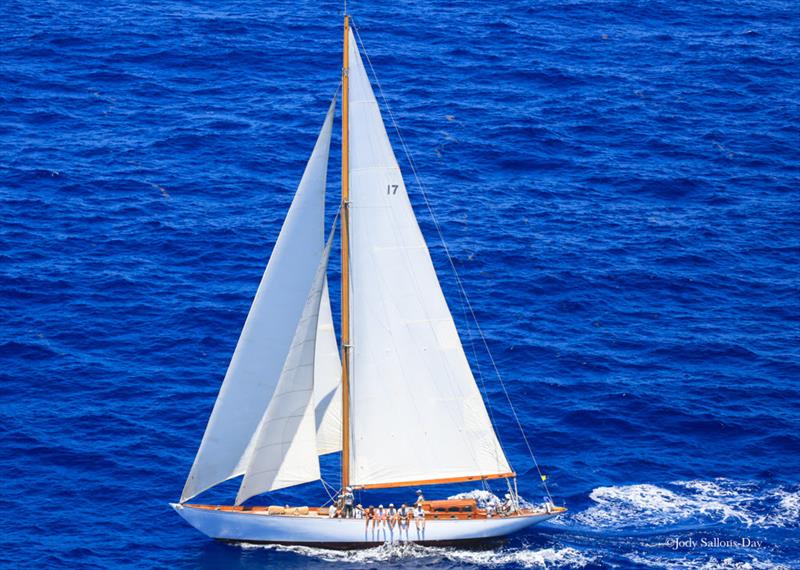 The Blue Peter wins second in the Vintage & Classic class - Antigua Classic Yacht Regatta photo copyright Jody Sallons Day taken at Antigua Yacht Club and featuring the Classic Yachts class