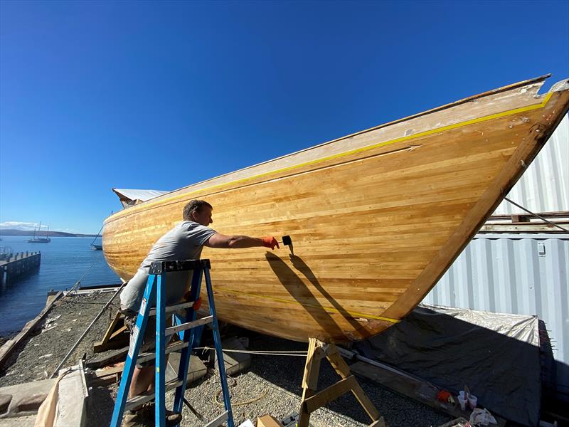 Tradition photo copyright Jeni Bone taken at  and featuring the Classic Yachts class