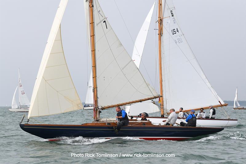 Hamble Classics - Dorothy photo copyright Rick Tomlinson / www.rick-tomlinson.com taken at Hamble River Sailing Club and featuring the Classic Yachts class