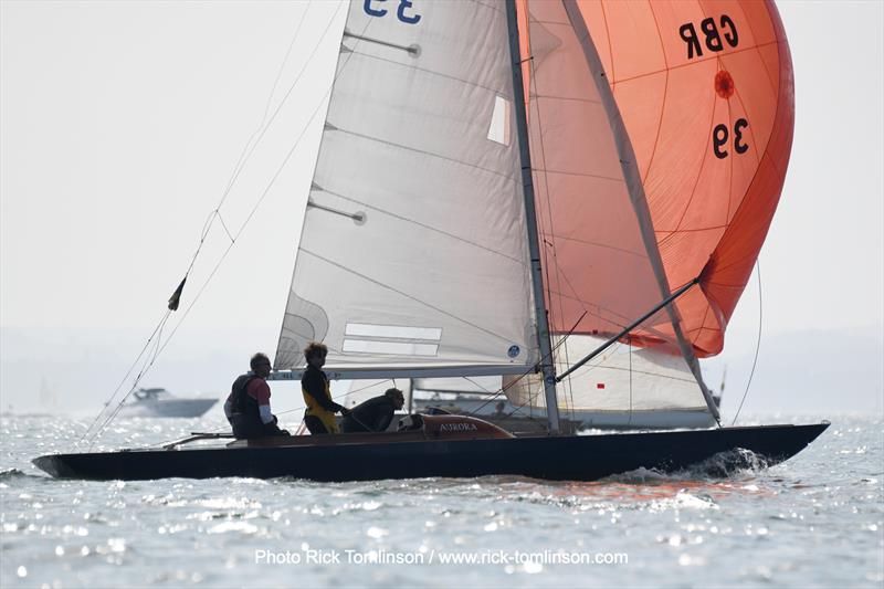 Hamble Classics - Aurora photo copyright Rick Tomlinson / www.rick-tomlinson.com taken at Hamble River Sailing Club and featuring the Classic Yachts class
