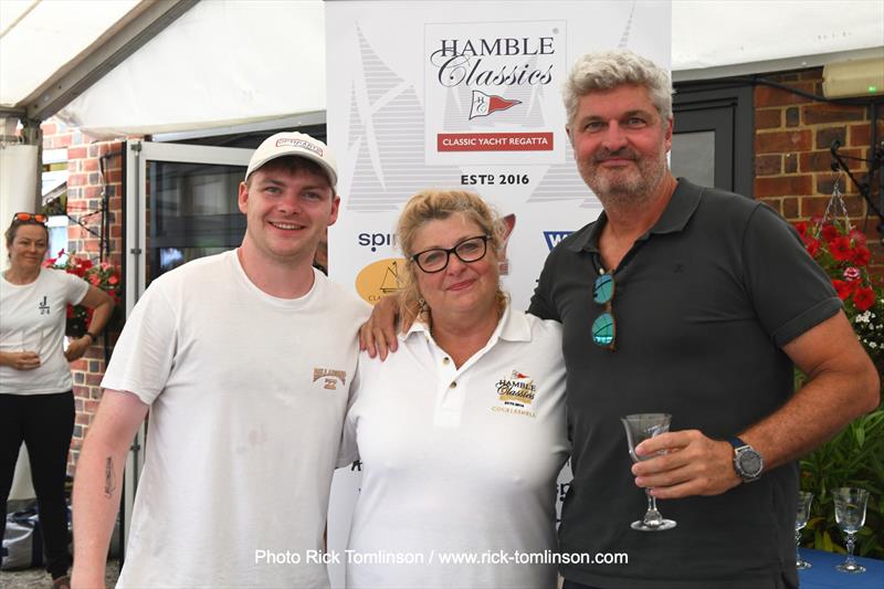 Hamble Classics prize-giving photo copyright Rick Tomlinson / www.rick-tomlinson.com taken at Hamble River Sailing Club and featuring the Classic Yachts class