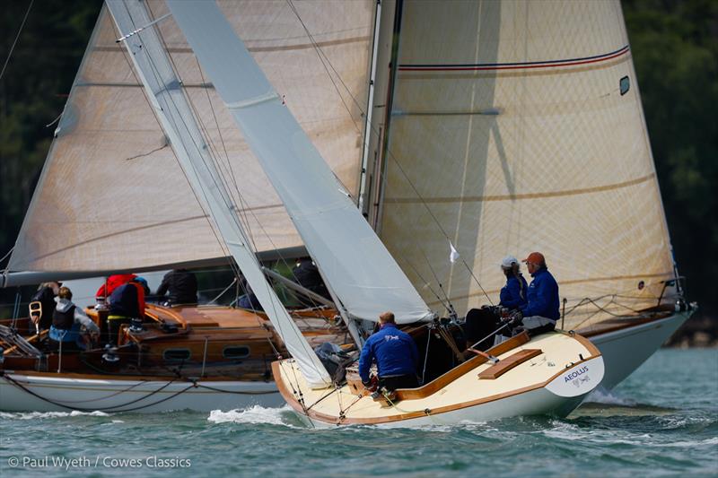 Cowes Classics Regatta 2025 Day 3 - Aeolus, K21 photo copyright Paul Wyeth / Cowes Classics taken at Royal London Yacht Club and featuring the Classic Yachts class