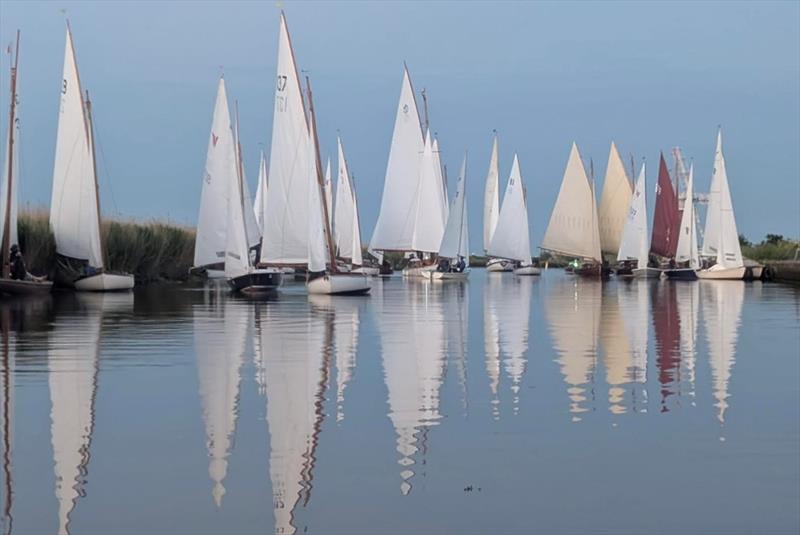 64th Yachtmaster Three Rivers Race photo copyright Maria Spreadbury taken at Horning Sailing Club and featuring the Classic Yachts class