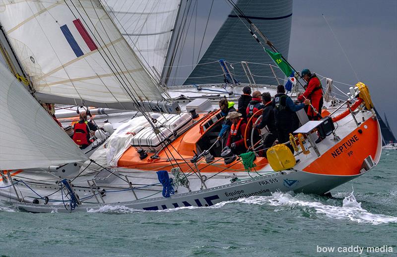 2025 Fastnet - Neptune leaves the Solent - photo © Bow Caddy Media
