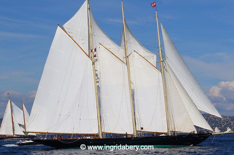 Les Voiles de Saint-Tropez Day 2 photo copyright Ingrid Abery / www.ingridabery.com taken at Société Nautique de Saint-Tropez and featuring the Classic Yachts class