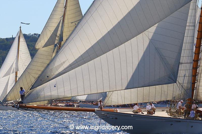 Les Voiles de Saint-Tropez Day 2 photo copyright Ingrid Abery / www.ingridabery.com taken at Société Nautique de Saint-Tropez and featuring the Classic Yachts class