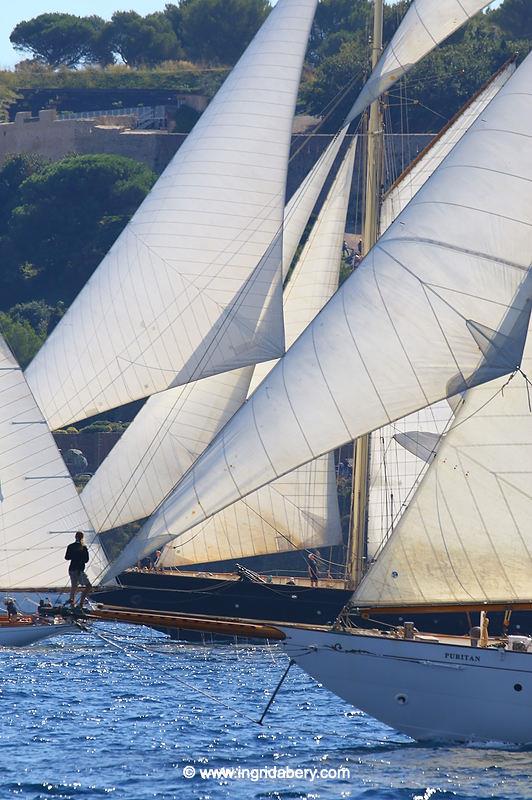 Les Voiles de Saint-Tropez Day 2 photo copyright Ingrid Abery / www.ingridabery.com taken at Société Nautique de Saint-Tropez and featuring the Classic Yachts class