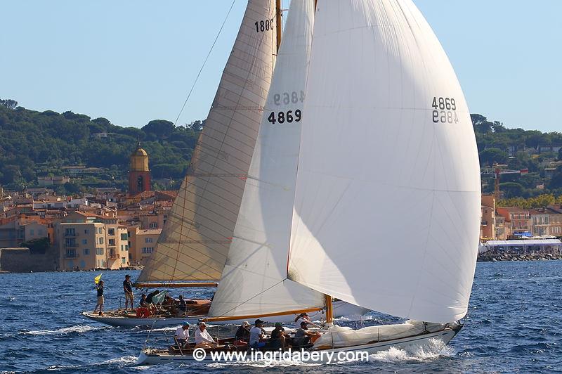 Les Voiles de Saint-Tropez Day 2 photo copyright Ingrid Abery / www.ingridabery.com taken at Société Nautique de Saint-Tropez and featuring the Classic Yachts class