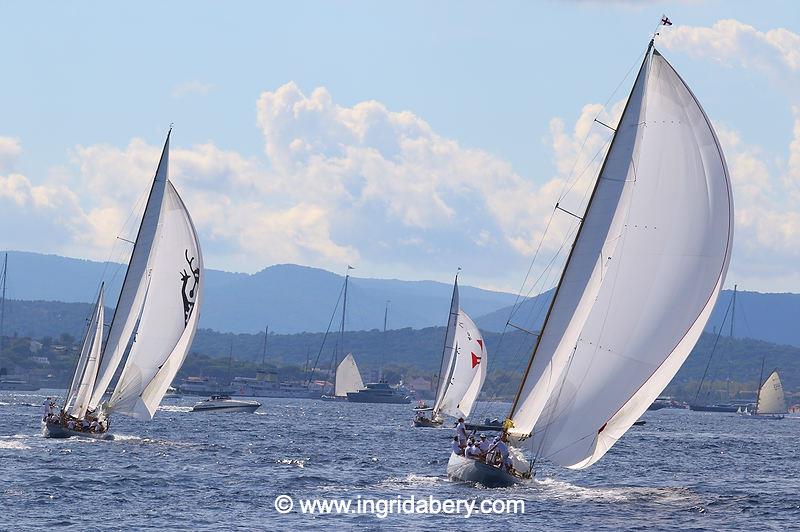 Les Voiles de Saint-Tropez Day 2 photo copyright Ingrid Abery / www.ingridabery.com taken at Société Nautique de Saint-Tropez and featuring the Classic Yachts class