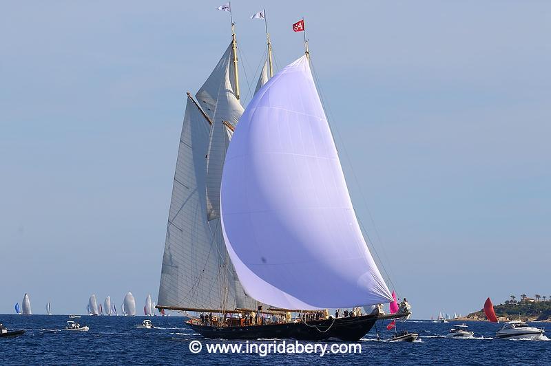 Les Voiles de Saint-Tropez Day 2 photo copyright Ingrid Abery / www.ingridabery.com taken at Société Nautique de Saint-Tropez and featuring the Classic Yachts class