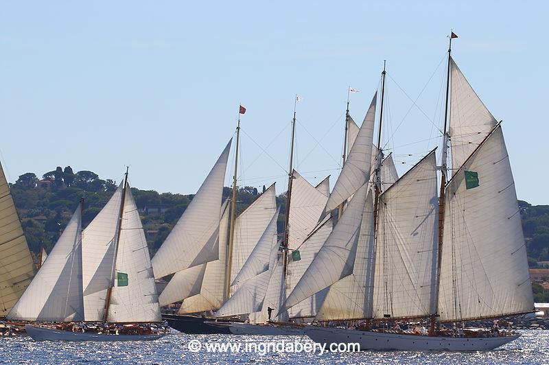Les Voiles de Saint-Tropez Day 2 photo copyright Ingrid Abery / www.ingridabery.com taken at Société Nautique de Saint-Tropez and featuring the Classic Yachts class
