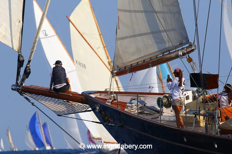 Les Voiles de Saint-Tropez Day 3 photo copyright Ingrid Abery / www.ingridabery.com taken at Société Nautique de Saint-Tropez and featuring the Classic Yachts class