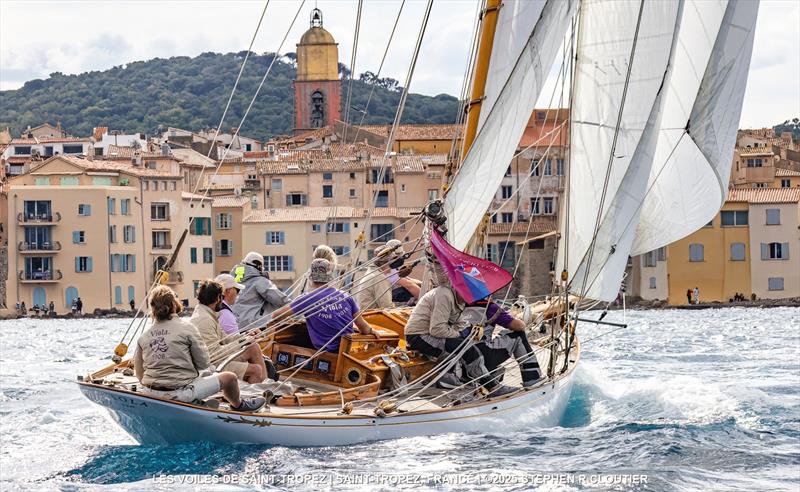 Les Voiles de Saint-Tropez 2025 photo copyright Stephen R Cloutier / www.photogroup.us taken at Société Nautique de Saint-Tropez and featuring the Classic Yachts class