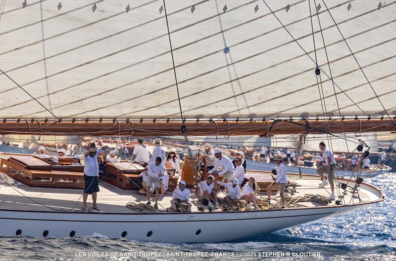 Les Voiles de Saint-Tropez 2025 photo copyright Stephen R Cloutier / www.photogroup.us taken at Société Nautique de Saint-Tropez and featuring the Classic Yachts class