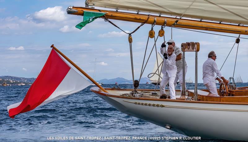 Les Voiles de Saint-Tropez 2025 photo copyright Stephen R Cloutier / www.photogroup.us taken at Société Nautique de Saint-Tropez and featuring the Classic Yachts class