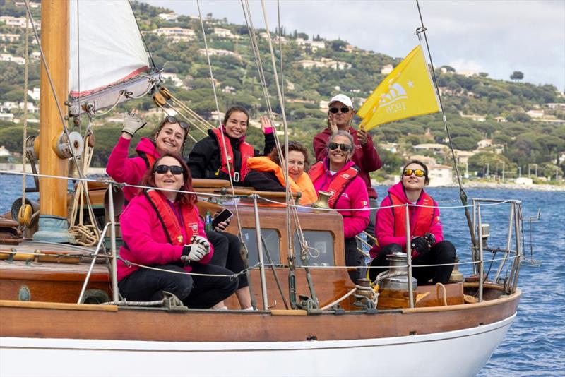 Les Dames de Saint-Tropez photo copyright Jo¨ran Bubke taken at Société Nautique de Saint-Tropez and featuring the Classic Yachts class