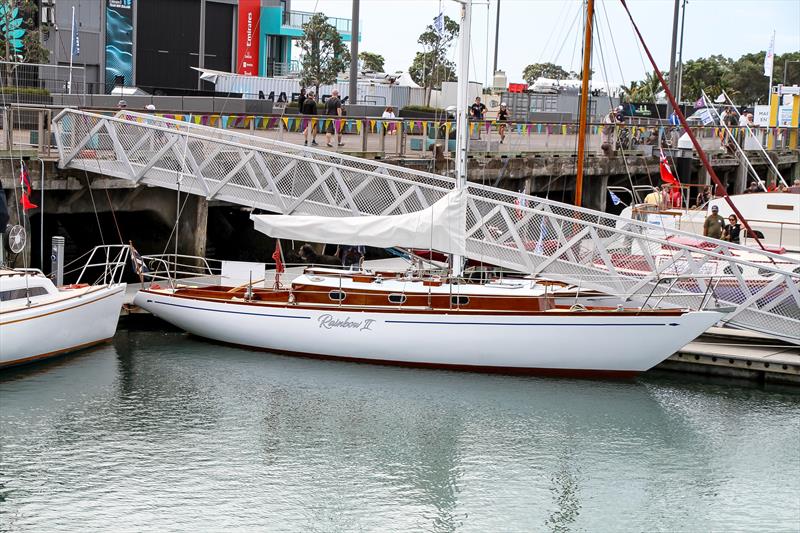 NZ's first international keelboat champion - Rainbow II - Auckland Wooden Boat Festival - March 2026 - photo © Richard Gladwell - Sail-World.com/nz