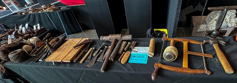 Part of Ron Copeland's tool collection - Auckland Wooden Boat Festival - March 2026 - photo © Richard Gladwell - Sail-World.com/nz