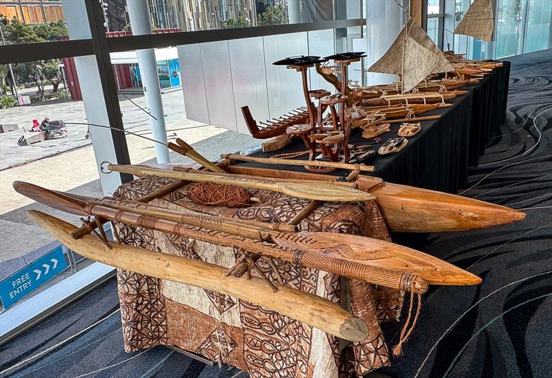 Indigenous model collection - Auckland Wooden Boat Festival - March 2026 - photo © Richard Gladwell - Sail-World.com/nz
