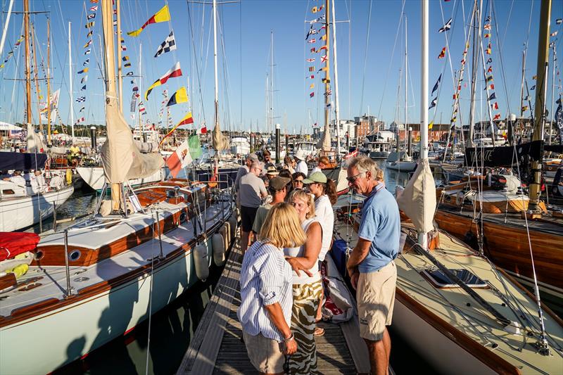 'Open yachts pontoon party' at British Classic Week photo copyright BCYC taken at British Classic Yacht Club and featuring the Classic Yachts class