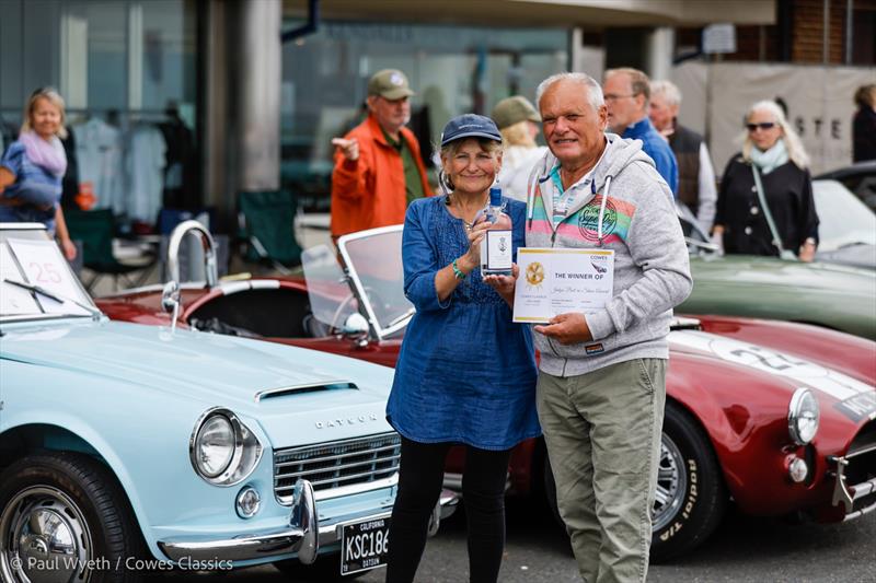 Classic car display at the 17th Cowes Classics Regatta - photo © Paul Wyeth / www.pwpictures.com