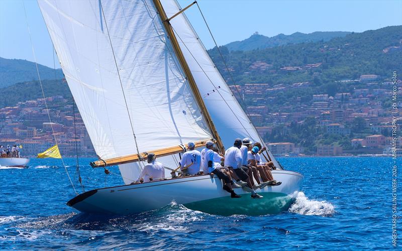 25th Argentario Sailing Week - Miramis Trophy 2026 Day 4 photo copyright Marco Solari taken at Yacht Club Santo Stefano and featuring the Classic Yachts class