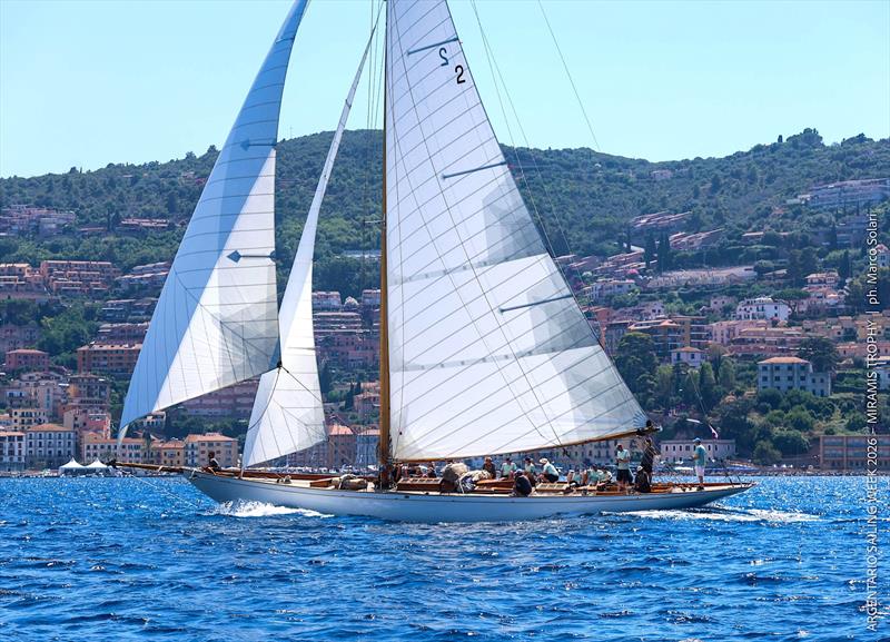 25th Argentario Sailing Week - Miramis Trophy 2026 Day 4 photo copyright Marco Solari taken at Yacht Club Santo Stefano and featuring the Classic Yachts class