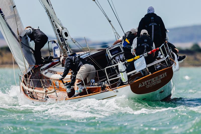 Christopher Bake's 1963-built 10 metre cruiser Anteren - North Sails Cowes Week Day 7 - photo © Paul Wyeth / www.pwpictures.com
